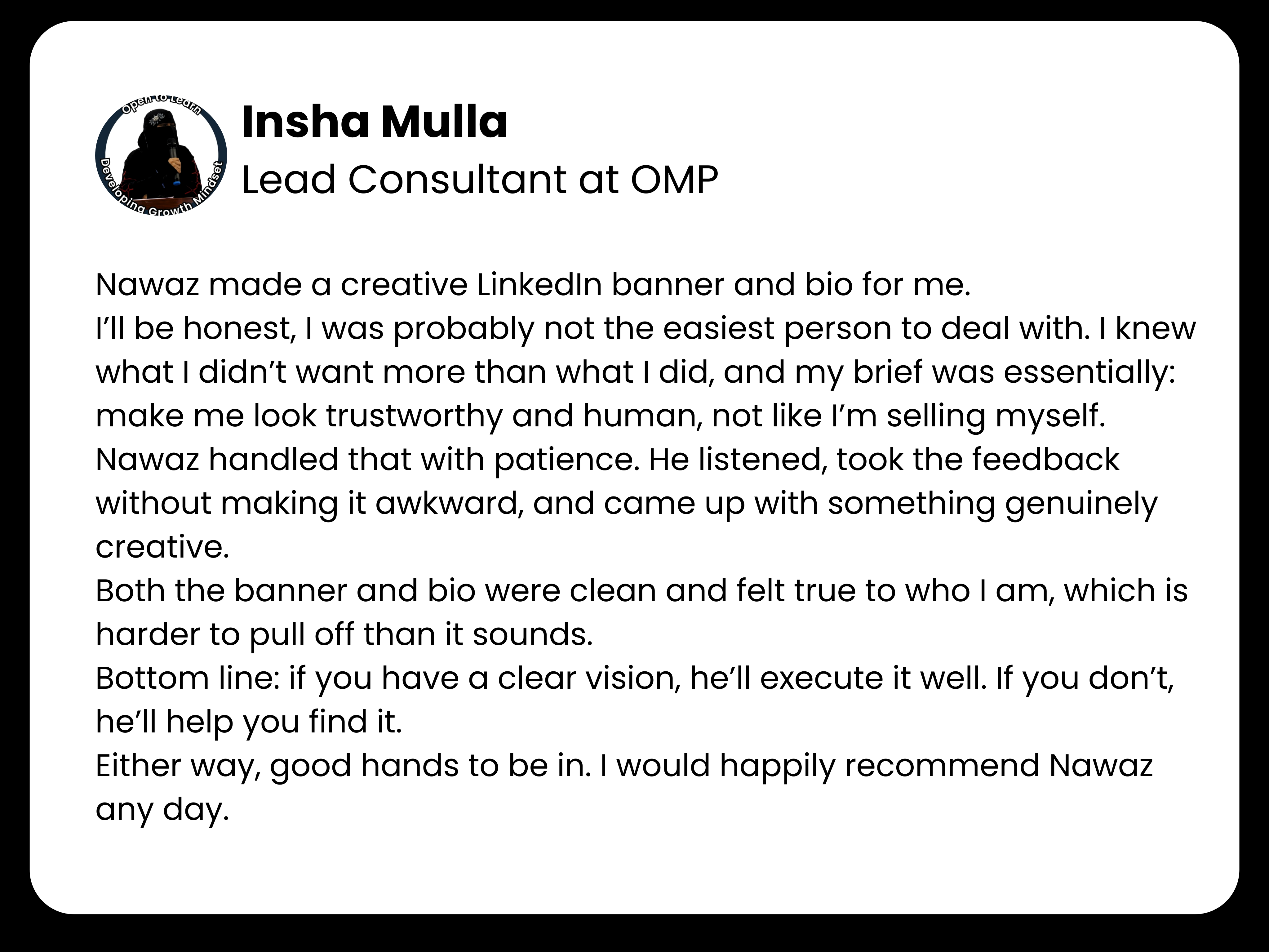Testimonial 7